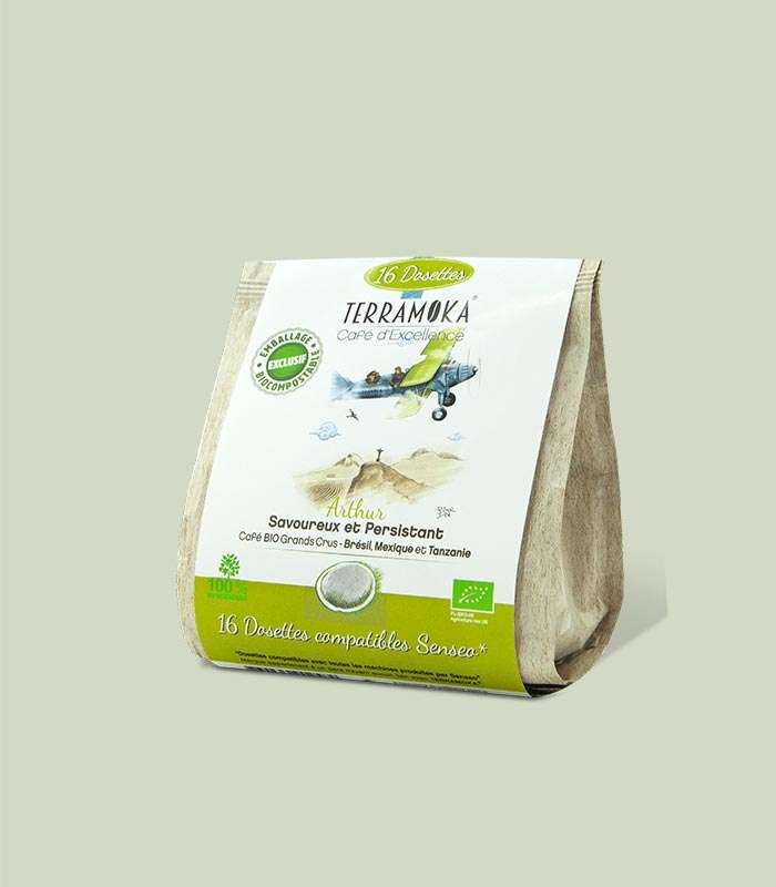cafe 100% arabica bio senseo Arthur brésil mexique tanzani