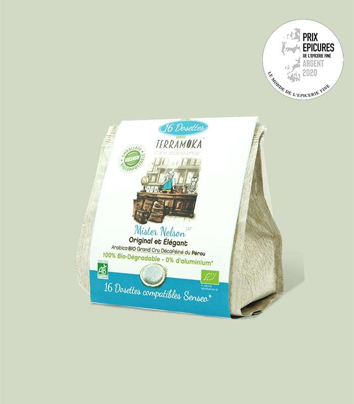 senseo décaféiné bio 100 % arabica Perou