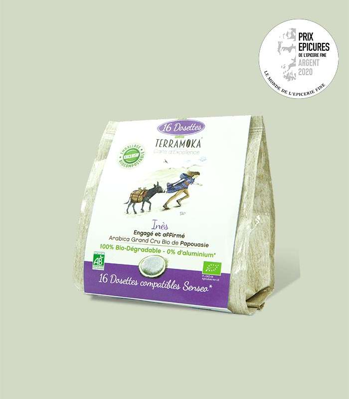 100 % Arabica de Papouasie bio en dosettes Senseo