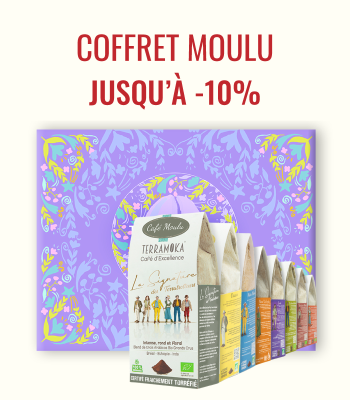 café découverte 6 origines cafés bio 100% arabica