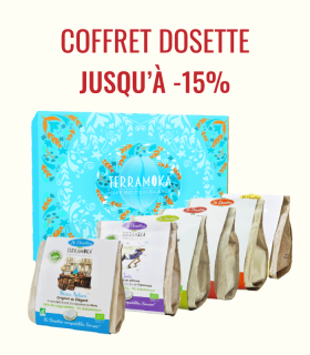 Coffret découverte Senseo 6 origines café bio 100% arabica