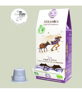 Découvrez notre café bio de Papouasie, capsule cafe, cafe capsule bio, café capsule nespresso, cafe capsule compatible