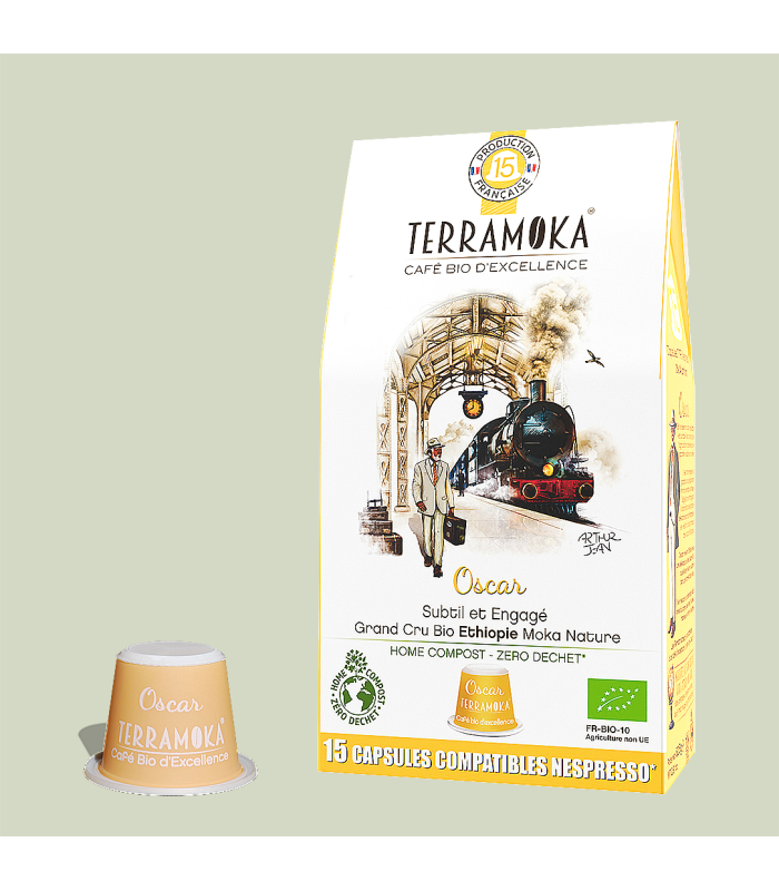 Découvrez notre café bio d'Ethiopie, capsule cafe, cafe capsule bio, café capsule nespresso, cafe capsule compatible