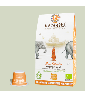 Découvrez notre café bio d'Inde, capsule cafe, cafe capsule bio, café capsule nespresso, cafe capsule compatible