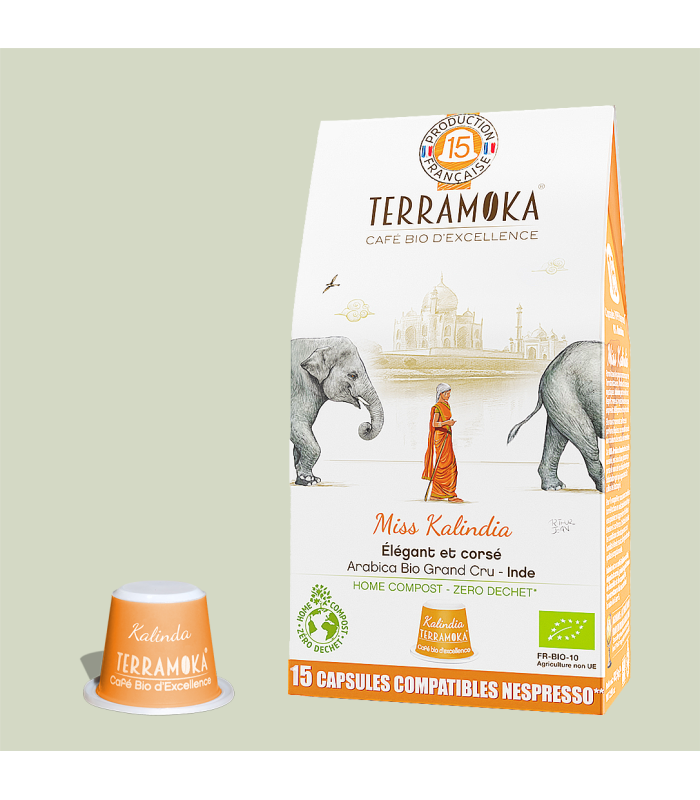 Découvrez notre café bio d'Inde, capsule cafe, cafe capsule bio, café capsule nespresso, cafe capsule compatible