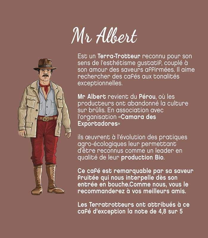 Découvrez notre café bio du Pérou Mr Albert