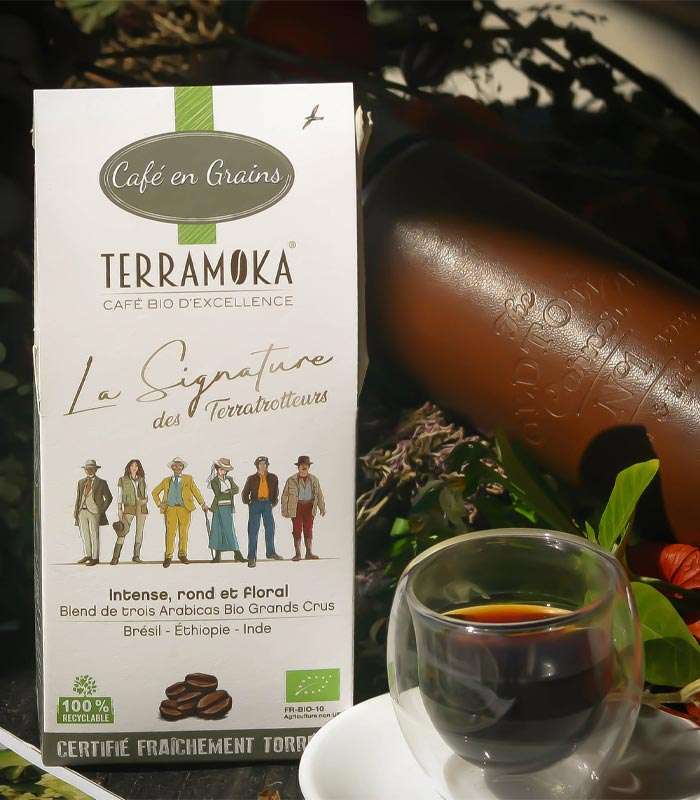 Coffret découverte Cafés Bio en Grains 6 saveurs -