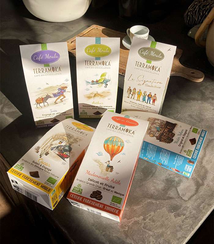 coffret découverte 6 cafés moulu, Terramoka Maxicoffee,  graindecafés, l'Or, Amazon,