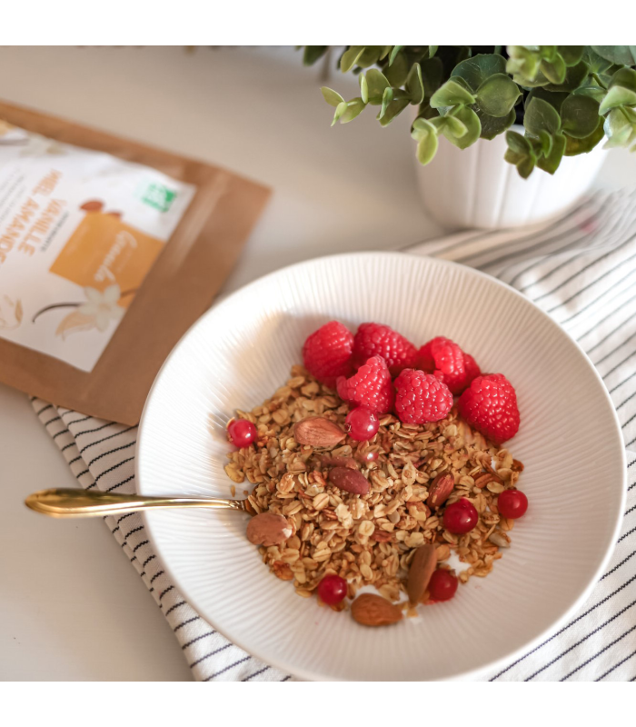 Découvrez nos recettes de petits déjeuner gourmands avec nos Granolas