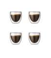 TASSE DOUBLE PAROI SET 4 VERRES 0.08L