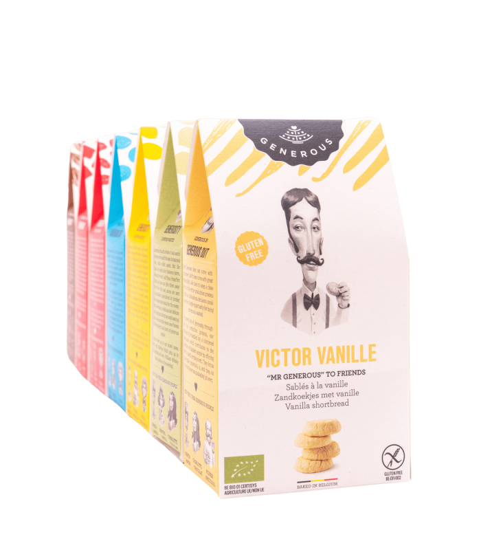 Découvrez notre recette gourmande de sablé bio et sans gluten à la vanille, Victor Vanille.