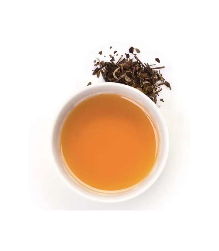 thé blanc bio peche abricot