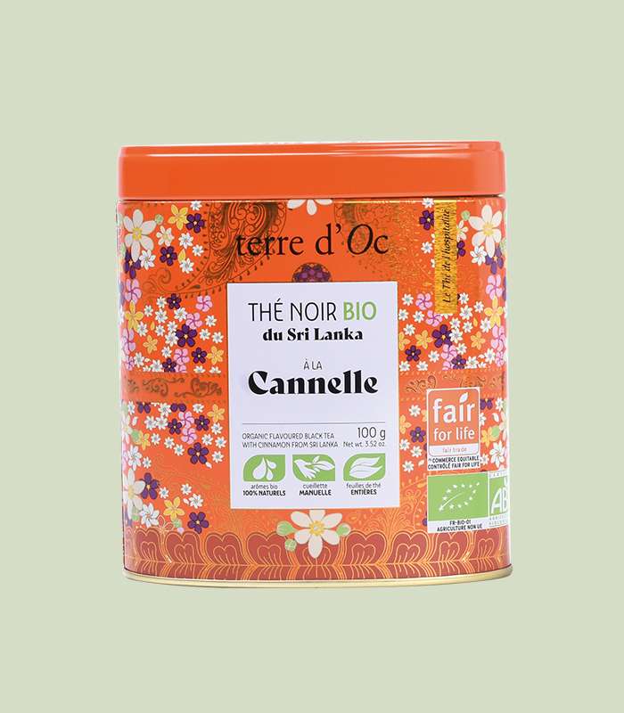 THE NOIR BIO -Sri-Lanka à la Canelle - 100 g