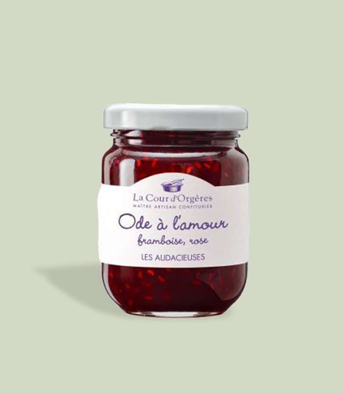 Découvrez notre recette gourmande de confiture aux framboises et aux roses Ode À l'Amour.