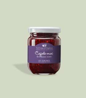 Découvrez notre recette gourmande de confiture à la framboise et au cassis, Cajole Moi.
