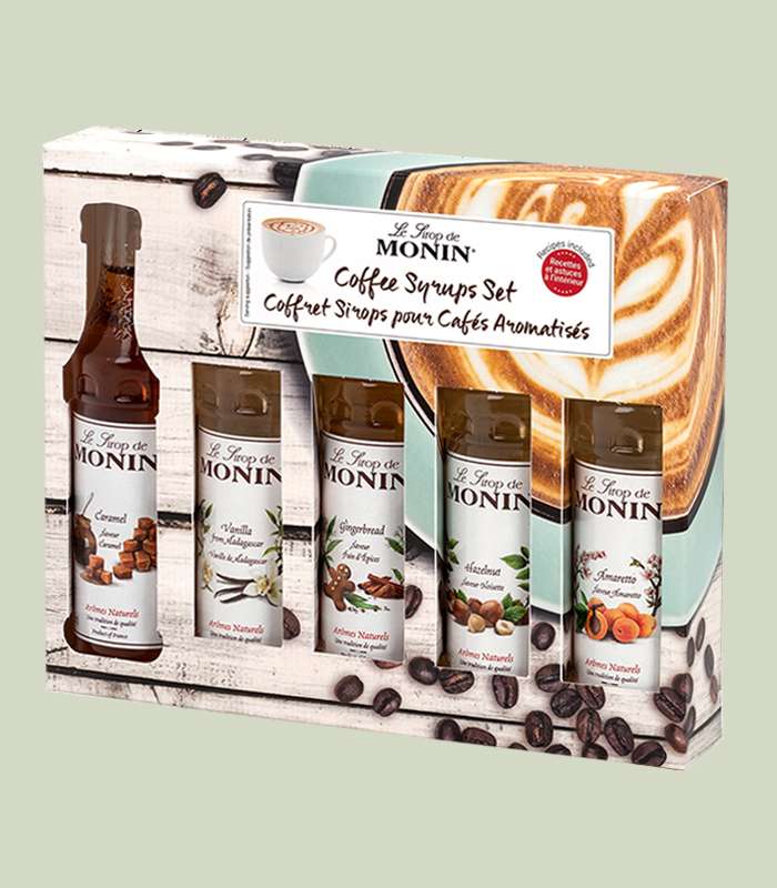 COFFRET MONIN 5 SAVEURS CAFE