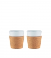 Set de 2 mugs en porcelaine BODUM BISTRO tasses à café  0,17L