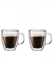 Set de 2 mugs BODUM BISTRO tasses verre double paroi 0,3L